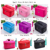 Quilted Cosmetic Bag with Large Capacity for Travel and Organization