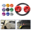 Billet Aluminum Quick Release Fasteners – Black Anodized, Universal Fit