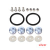 Billet Aluminum Quick Release Fasteners – Black Anodized, Universal Fit
