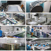 Various views of Snowflake anti-slip shower stickers used for bathroom safety and installation.
