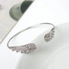 Verstellbares Silber Engel-Flügel-Armband