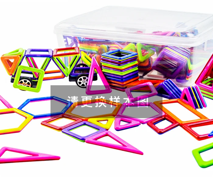 Magnetic Building Blocks with Storage Box – Portable STEM Toy Set
