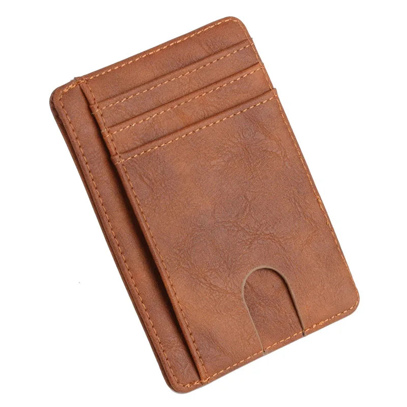 RFID Blocking Slim Leather Wallet for Men