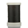 A spool of black braided polyester rod wrapping thread for guide tying and repairs.