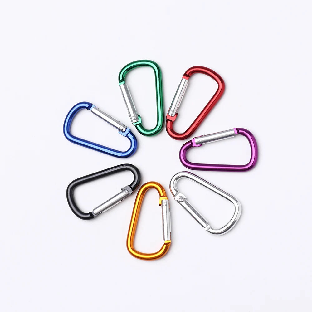 Aluminum Alloy Carabiner Clip for Keys, Gear, and Outdoor Gear