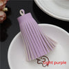 Faux Leather Tassel Fringe Craft Pendants (Set of 5)