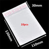 A white multi-pack of waterproof foam paper envelopes, measuring 130mm by 110mm with a 30mm height.
