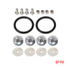 Billet Aluminum Quick Release Fasteners – Black Anodized, Universal Fit