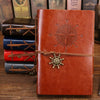 Vintage PU Leather Spiral Journal – Traveler's Notebook with Anchor Design