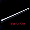 No-Drill Adjustable Metal Spring Tension Curtain Rod