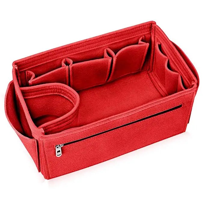 Felt Handbag Organizer with Multiple Pockets