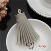 Faux Leather Tassel Fringe Craft Pendants (Set of 5)
