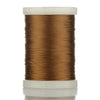A spool of brown braided polyester thread used for guide tying and repairs.