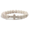 Bracelet en Pierre de Lave Naturel pour Hommes et Femmes