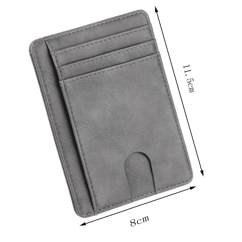 RFID Blocking Slim Leather Wallet for Men