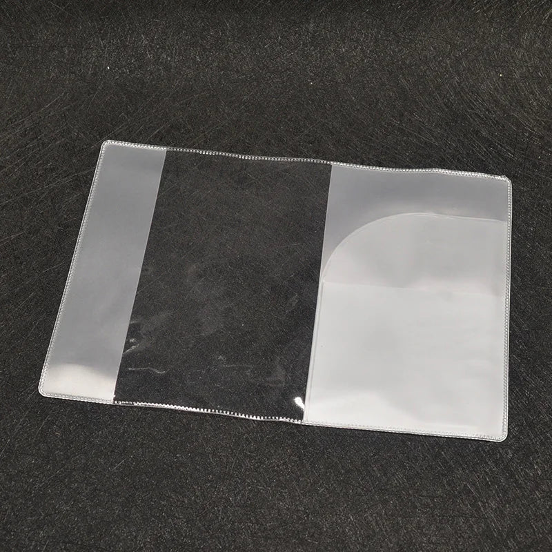 Transparent PVC Passport Cover with Card Slots