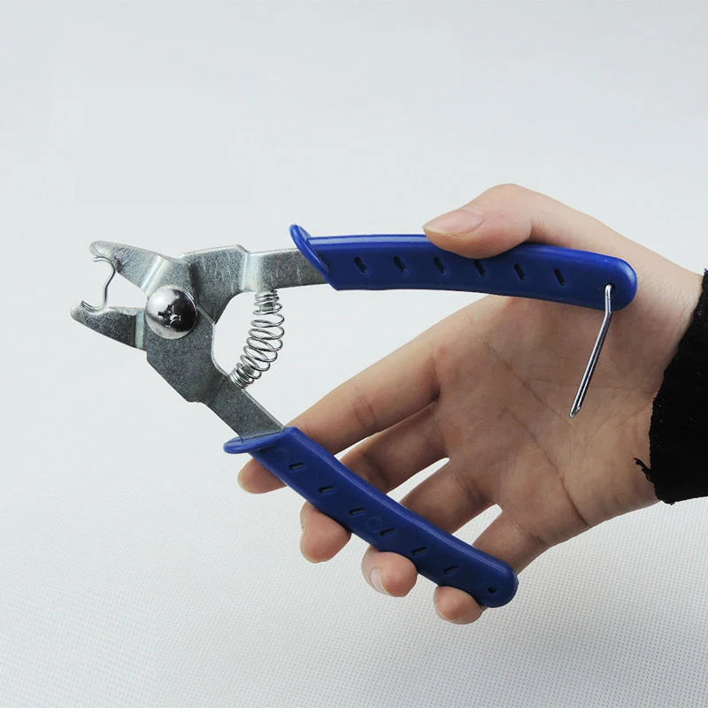 Heavy-Duty Hog Ring Pliers with M-Clips