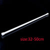 No-Drill Adjustable Metal Spring Tension Curtain Rod
