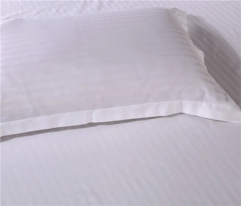 Premium 100% Cotton Satin Stripe Pillowcase Set