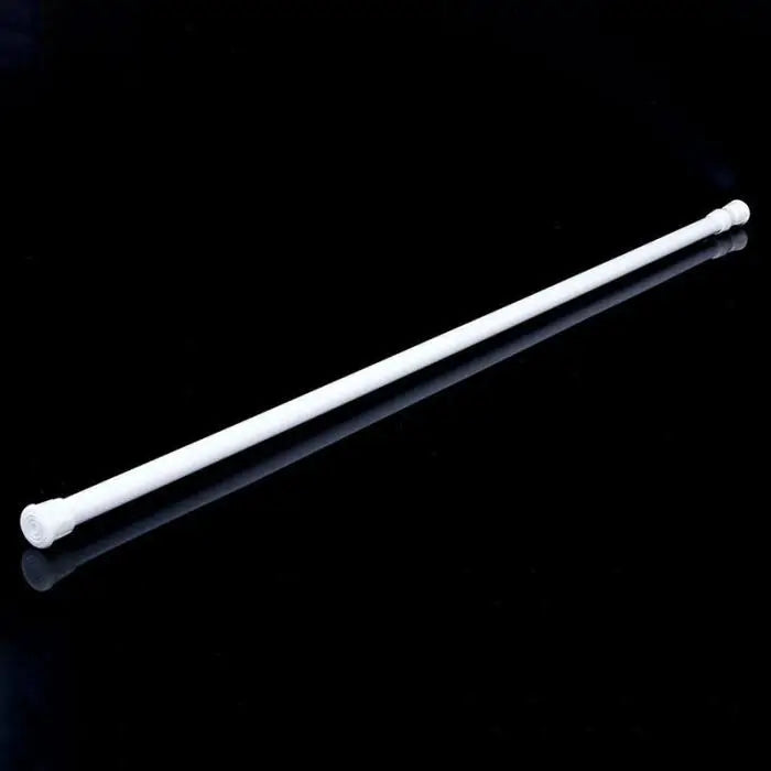 No-Drill Adjustable Metal Spring Tension Curtain Rod