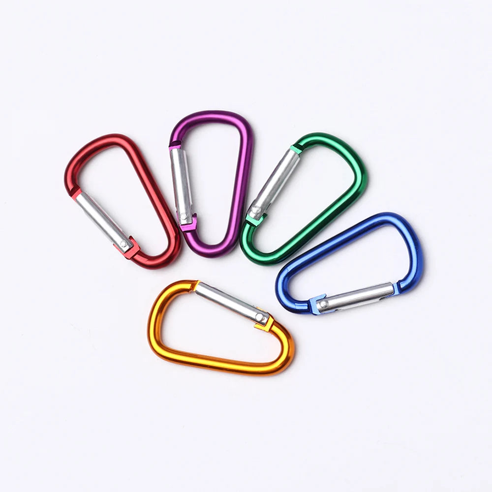 Aluminum Alloy Carabiner Clip for Keys, Gear, and Outdoor Gear