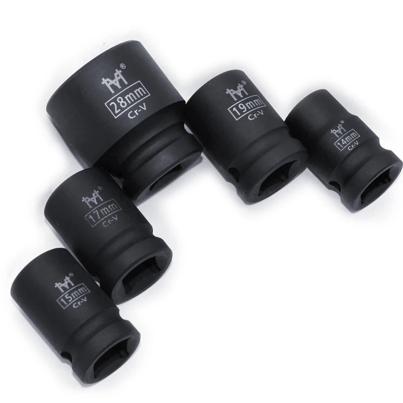 1/2-Inch Drive Impact Socket Set (6-Point, 10-32 mm)