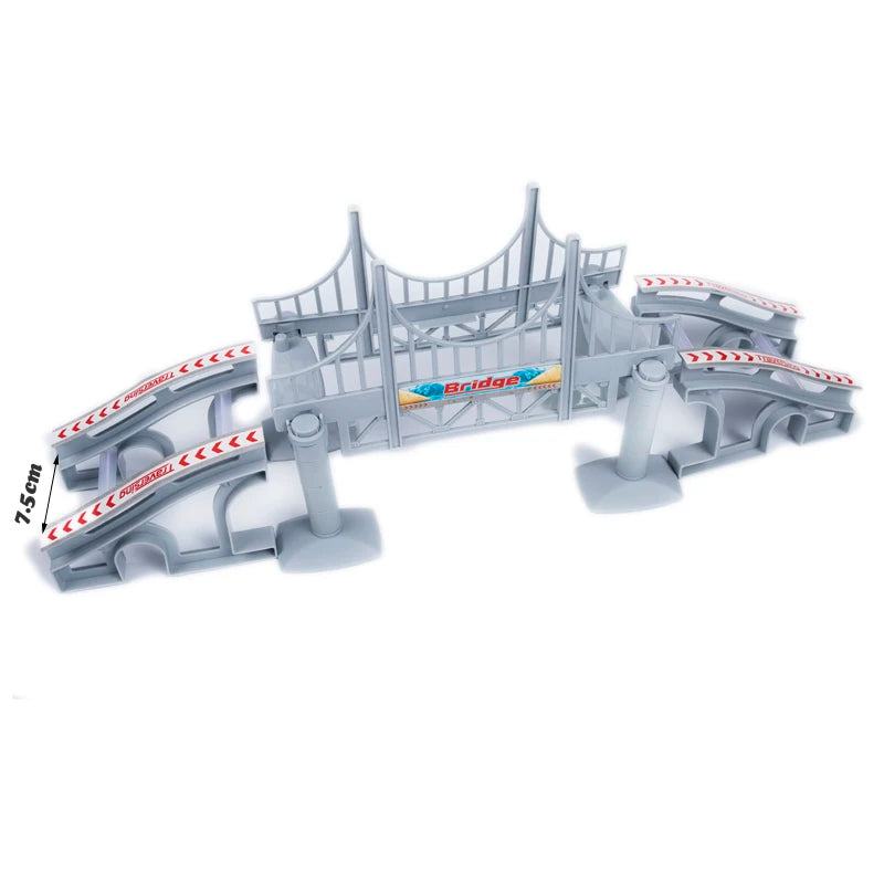 Glowing LED Race Track Set with Flexible DIY Track Pieces