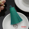 Faux Leather Tassel Fringe Craft Pendants (Set of 5)