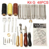 Kit G 48PCS of various hand tools including needles and craft implements