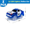 Glowing LED Race Track Set with Flexible DIY Track Pieces