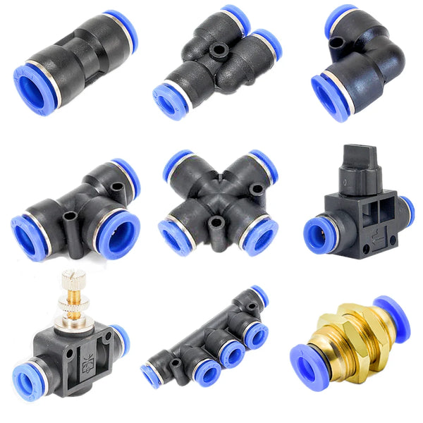 Y-Shaped Push-In Hose Connector