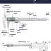 Stainless Steel Digital Caliper with LCD Display