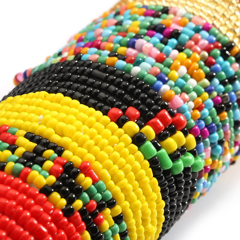 Colorful Elastic Belly Bead Chain Set for Women