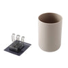 Wall-Mounted Toothbrush and Cup Holder