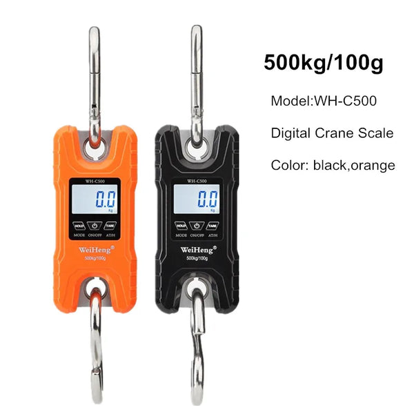 Heavy-Duty Digital Hanging Scale with Big LCD Display