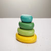 Wooden Rainbow Stacking Stones - Montessori Balancing Blocks for Kids