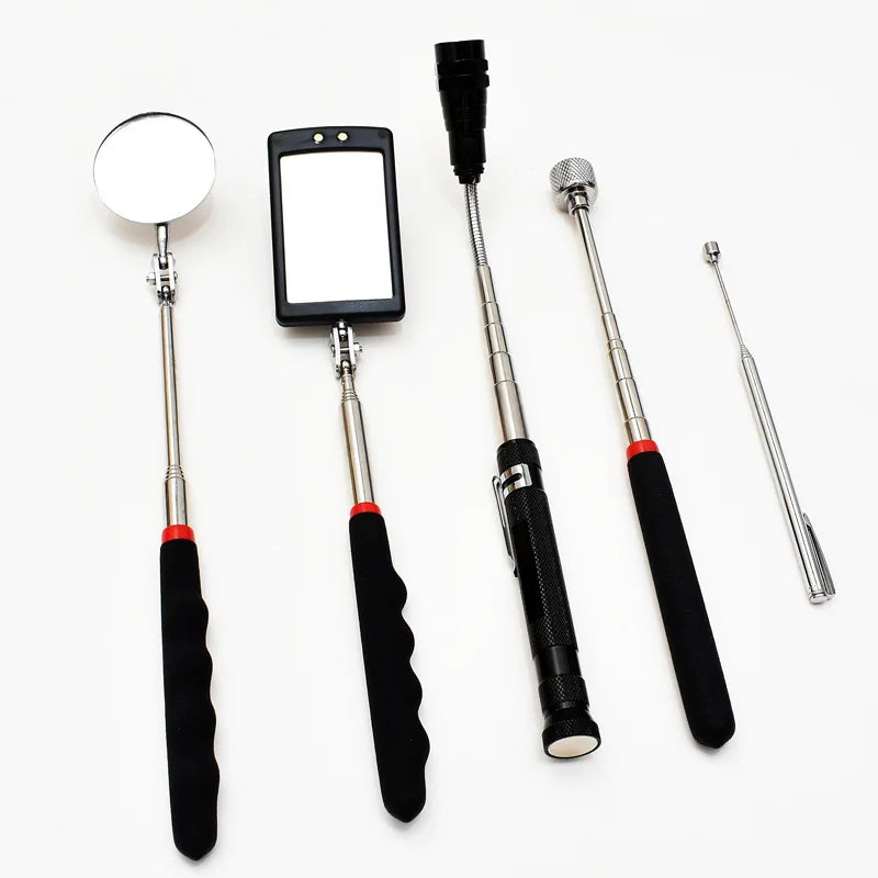 Magnetic Pickup Tool with LED Light — Telescopic & Flexible