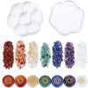 7 Chakra Healing Crystal Stones Set with Engraved Symbols