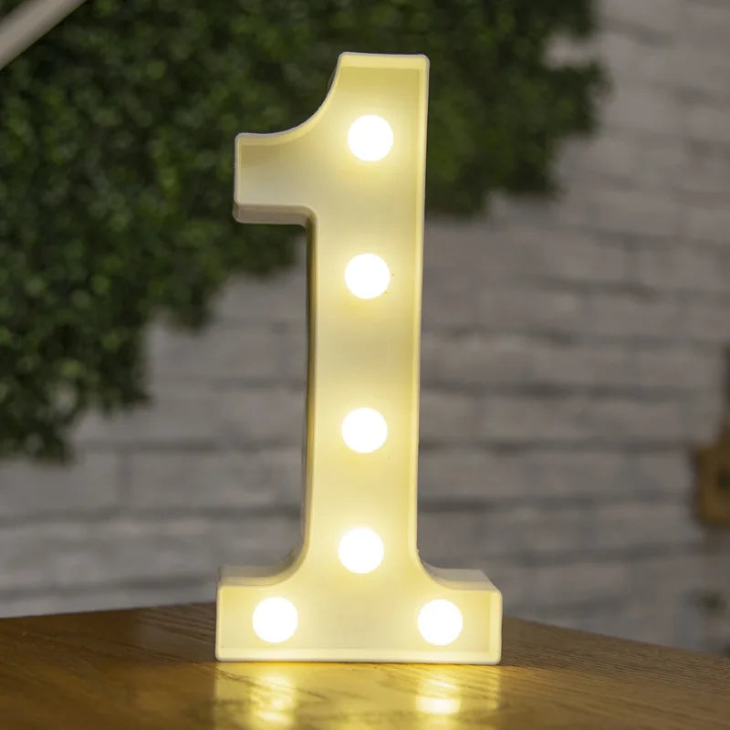 Glowing Alphabet LED Letter Lights for Decor