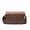 Vintage Leather Crossbody Bag for Men – Compact Messenger Shoulder Bag