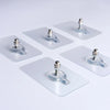 Transparent Self-Adhesive Wall Hooks for Pictures and More