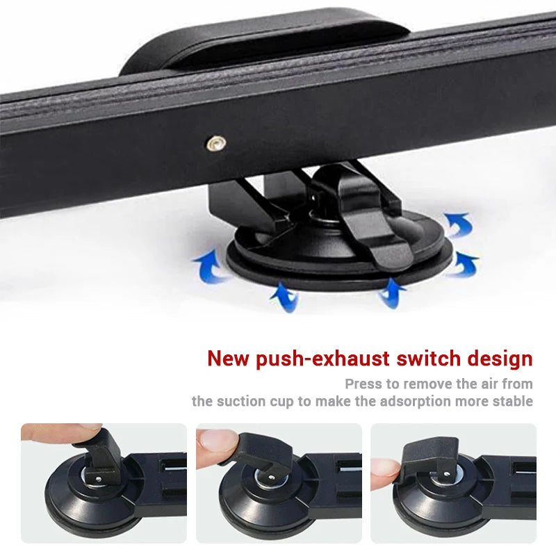 Retractable Car Windshield Sun Shade Set