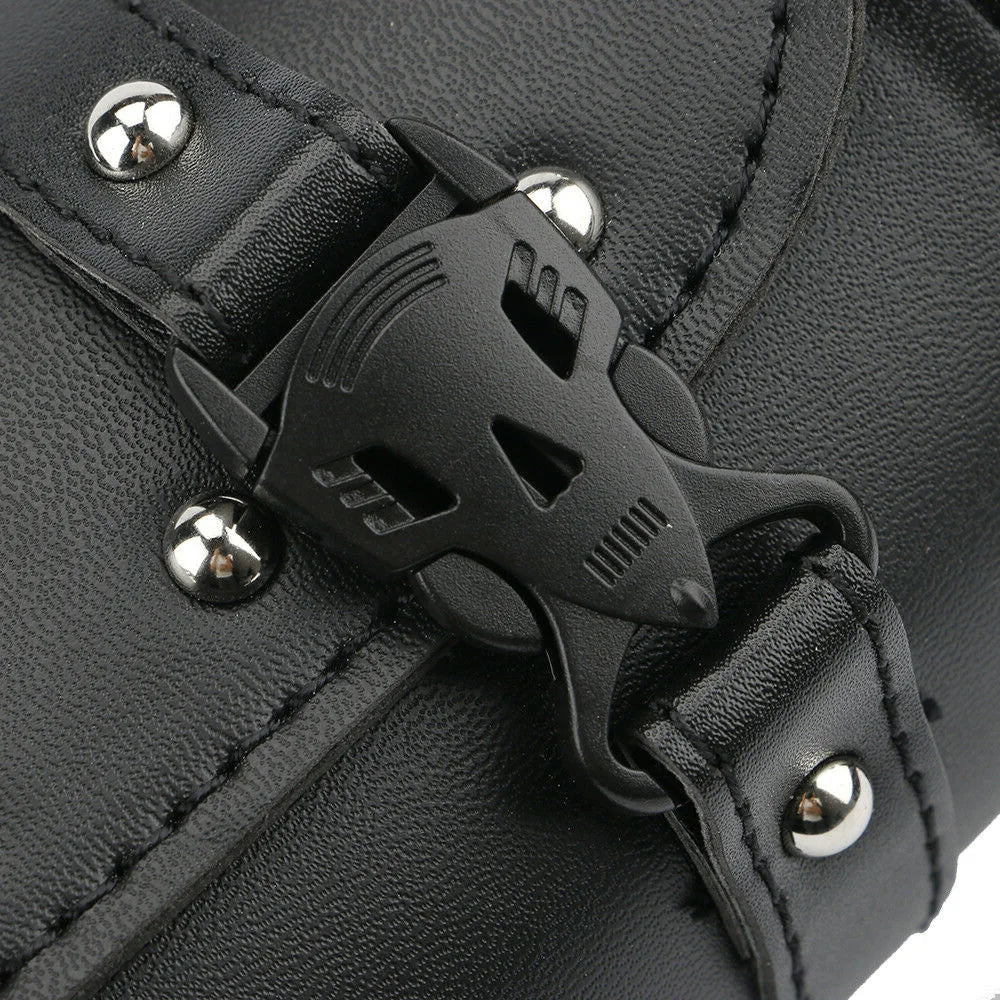 Motorcycle PU Leather Utility Saddlebag