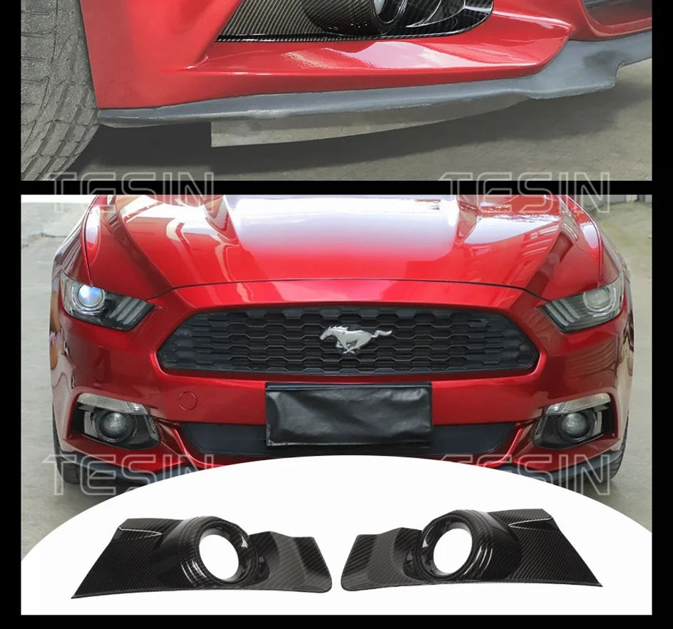 ABS Fog Light Trim Covers for Ford Mustang 2015-2017