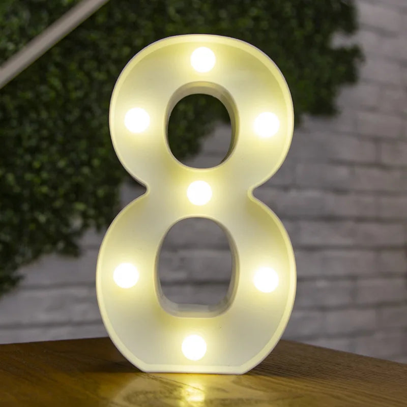 Glowing Alphabet LED Letter Lights for Decor