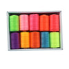 1000 Yard Polyester Sewing Thread Spools — 10 Color Pack