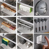 Self-Adhesive Stainless Steel Sponge Holder for Kitchen Sink