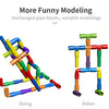 Montessori Water Pipe Building Blocks - DIY Construction Toy for Kids