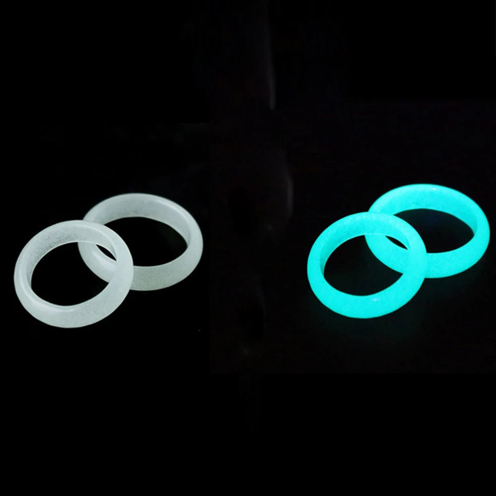 Luminous Stone Couple Rings