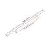 Brushed Stainless Steel Cabinet T-Bar Handle